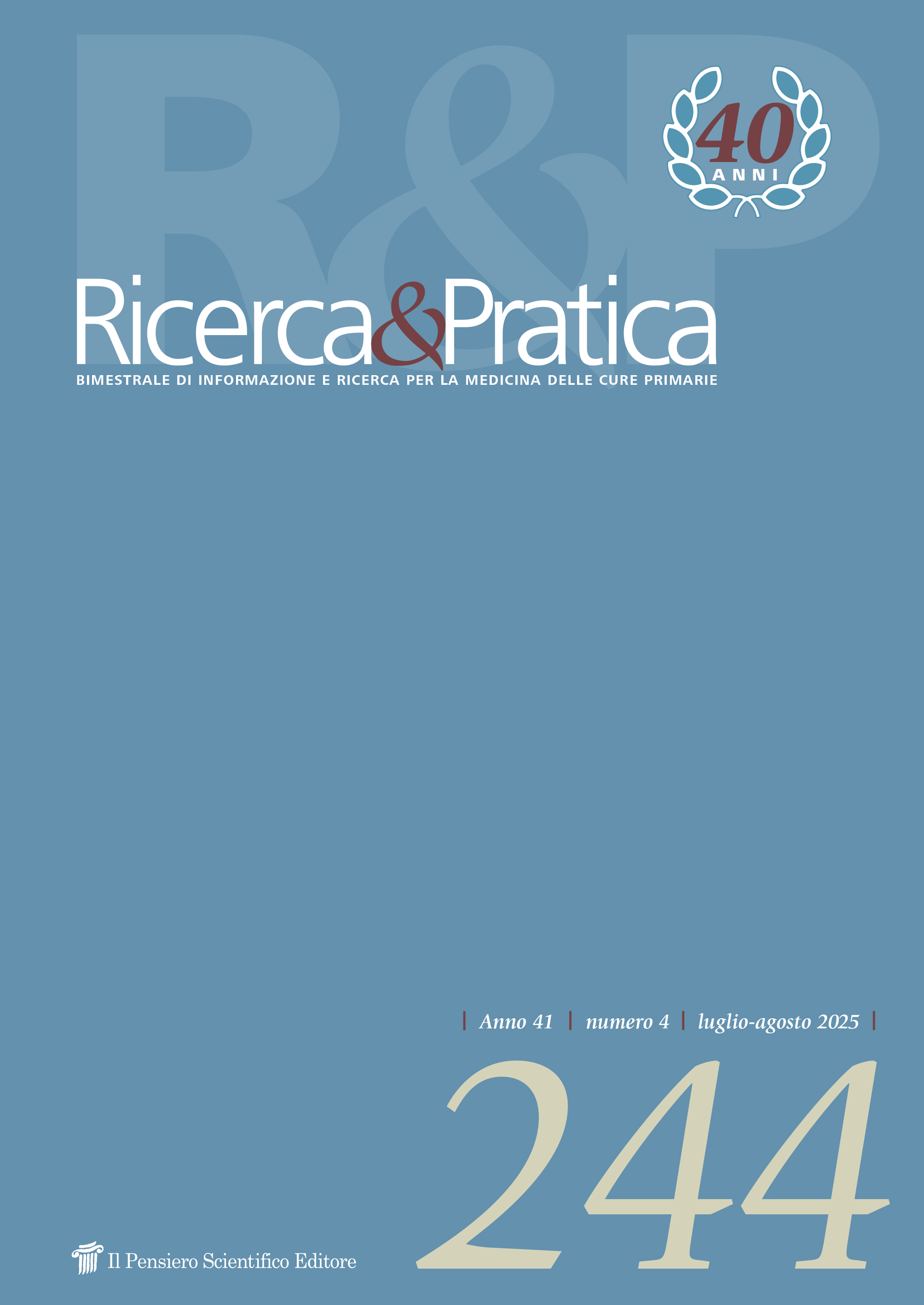 2025 Vol. 41 N. 4 Luglio-Agosto